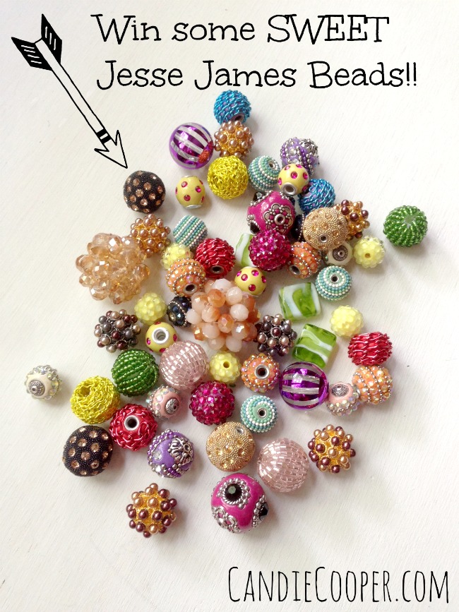 Jesse James Beads Single Unique Beads Giveaway - Candie Cooper