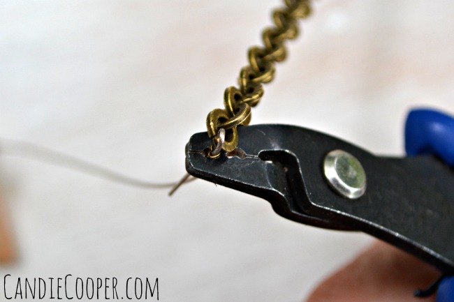 Crimping wire to chain layering necklace tutorial