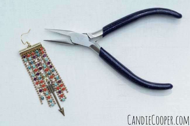 Fringe Earrings with Beadalon findings and tools