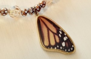 Monarch Wing Necklace