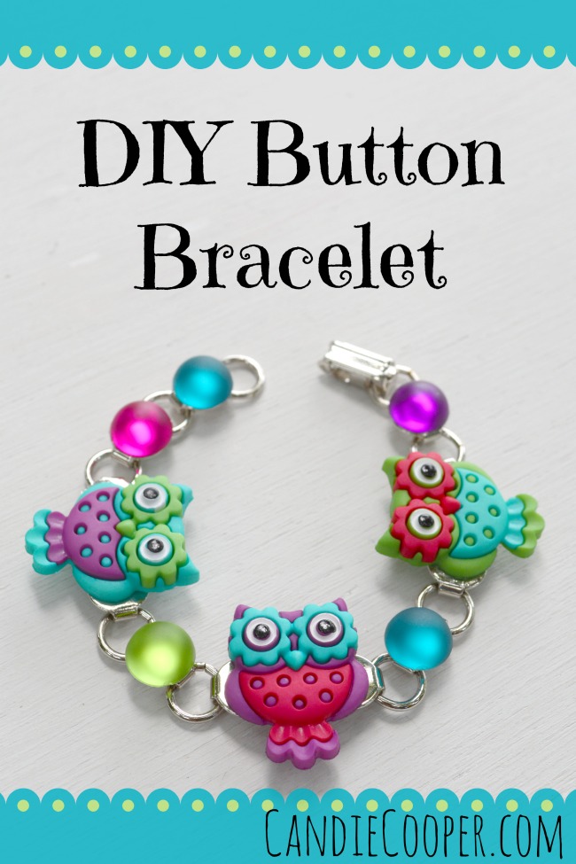 How to Make a Button Bracelet for tweens