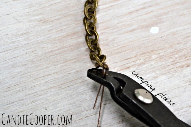 How to Crimp wire to chain in jewelry making