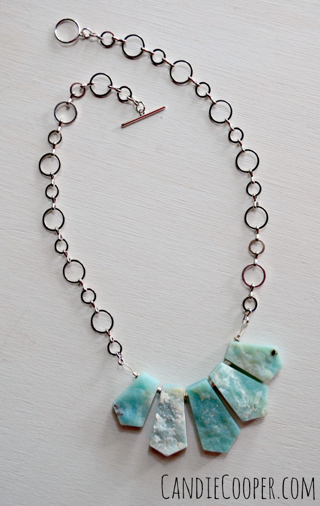 Statement Stone Layering Necklace from Candie Cooper