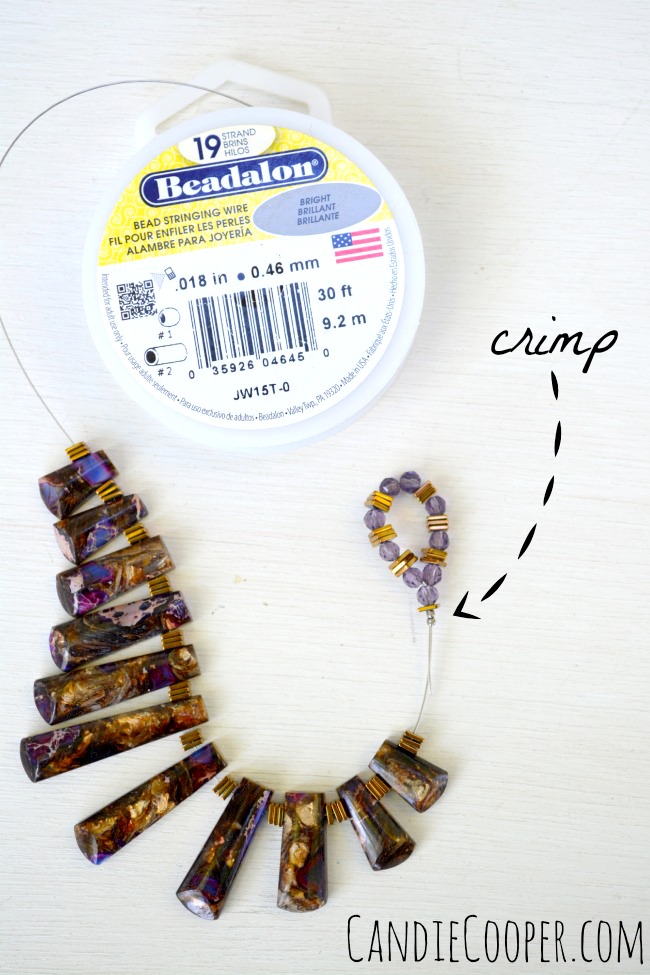 How to make a beaded loop