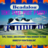 Beadalon Tent Sale Post Party