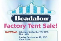 Beadalon Tent Sale and Classes