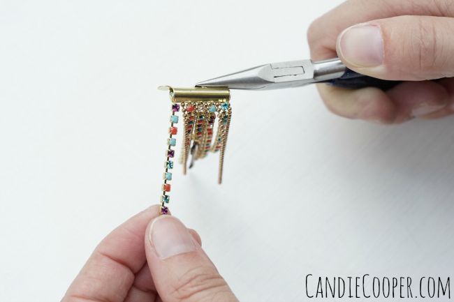 DIY Jewelry Making Adding cup chain