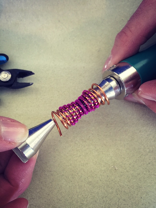 Jewelry Making - Inverted conetastic maker tool from Beadalon and Sandra Lupo