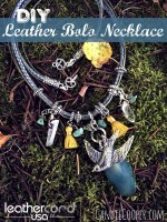 DIY Bolo Leather Layering Necklace