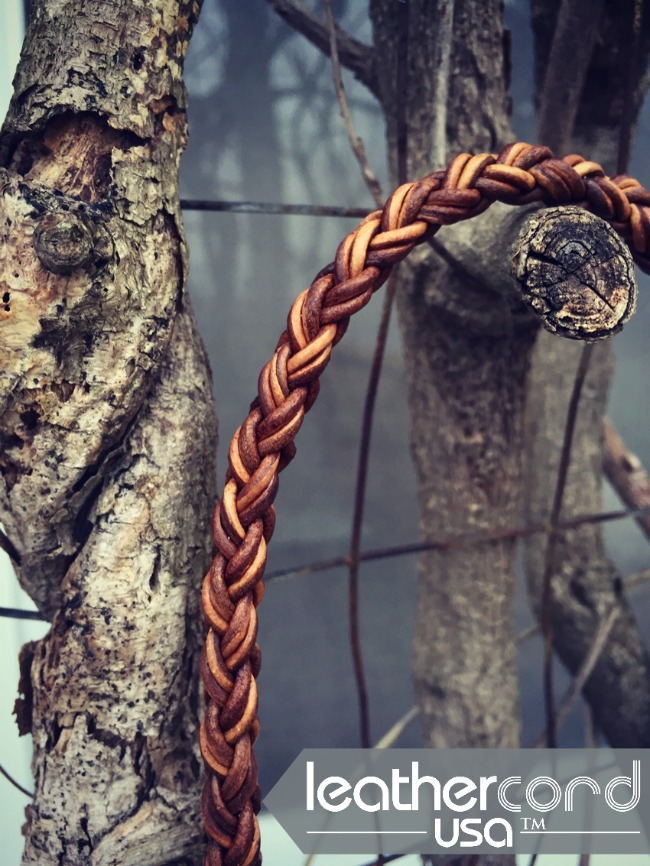 Round braided leather from LeatherCordUSA.com