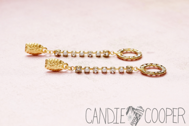 DIY Jewelry how to make these crystal earrings from Candie Cooper12
