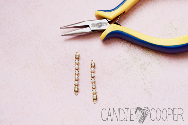 DIY Jewelry how to make these crystal earrings from Candie Cooper4
