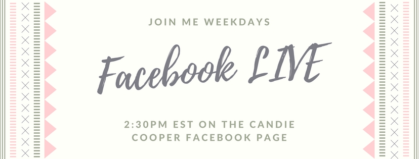 Facebook LIVE with Candie Cooper