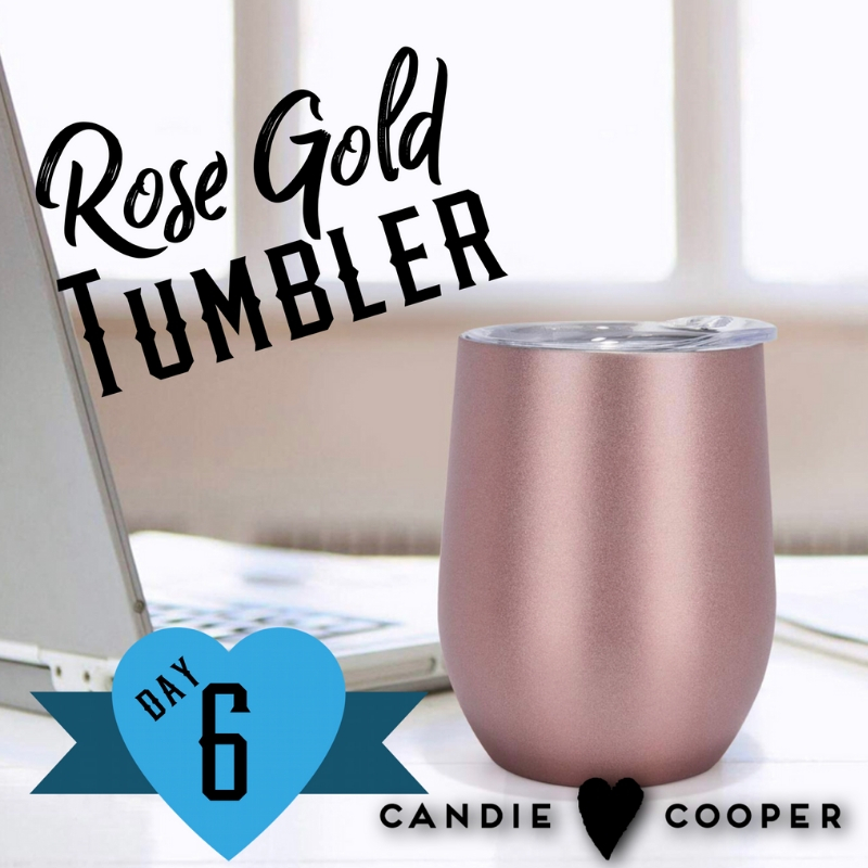 Rose Gold Winer Tumbler